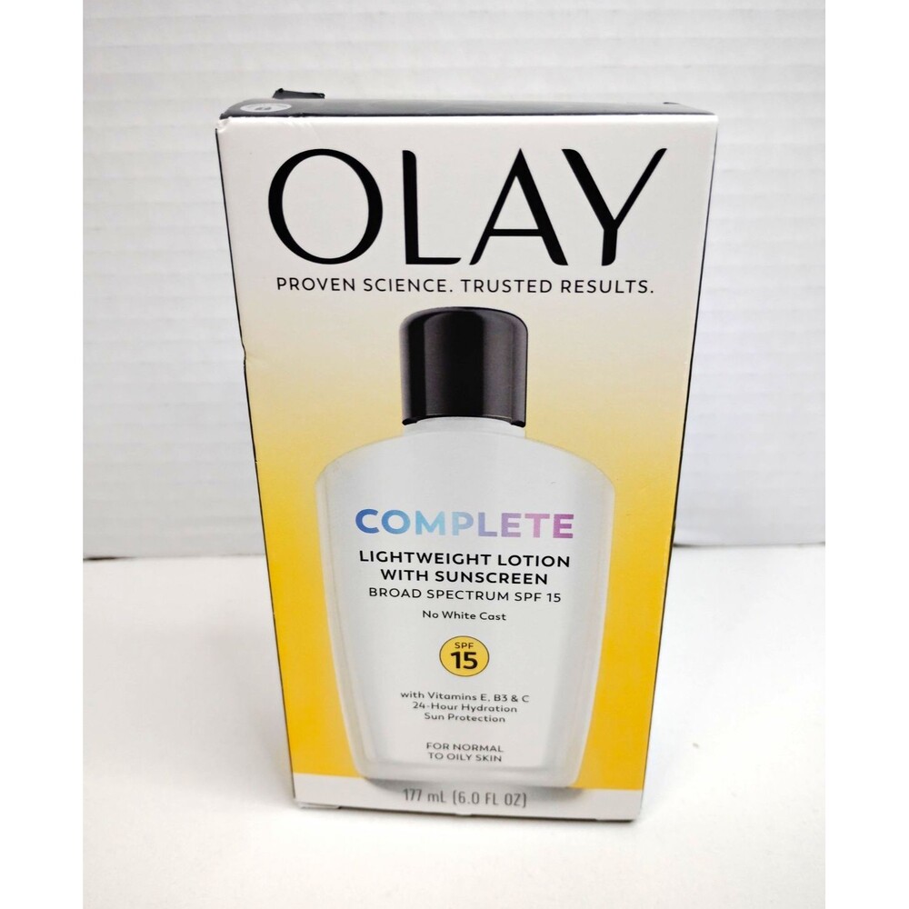Olay Complete Face Lotion SPF 15 Broad Spectrum Non-Comedogenic 6 fl oz